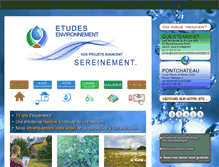 Tablet Screenshot of etudes-environnement.net